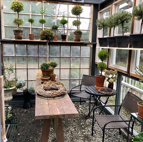 Window Greenhouse Shelving