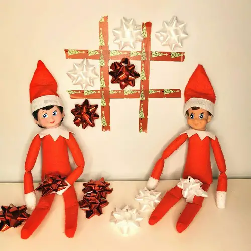 Elf Christmas Tic-Tac-Toe