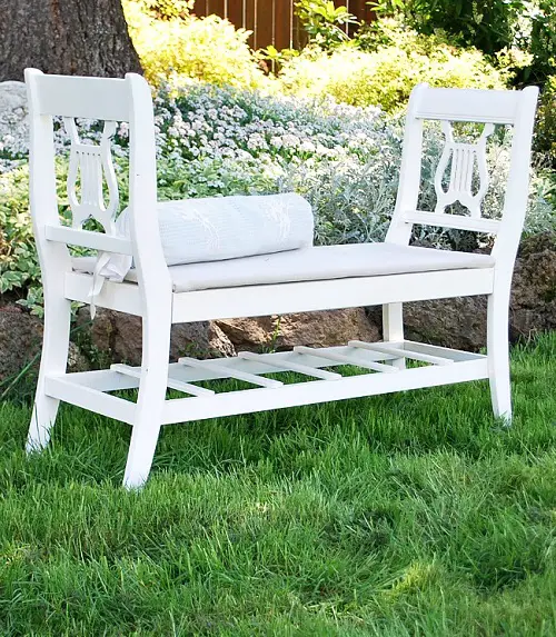 Bench from a Pair of Chairs