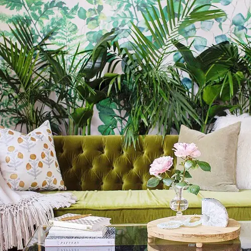 Palms and Printed Walls