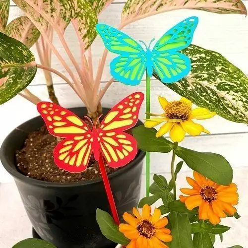 Indoor Plant Stake Ideas Butterfly Stake