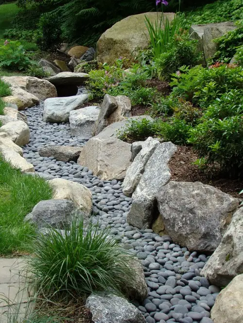 DIY Dry Riverbed Landscaping Ideas