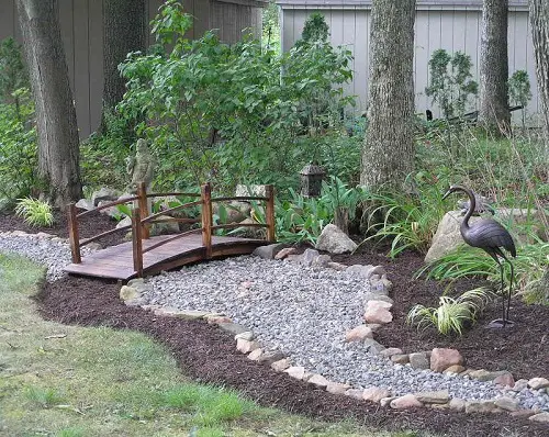 Dry Pond and Bridge