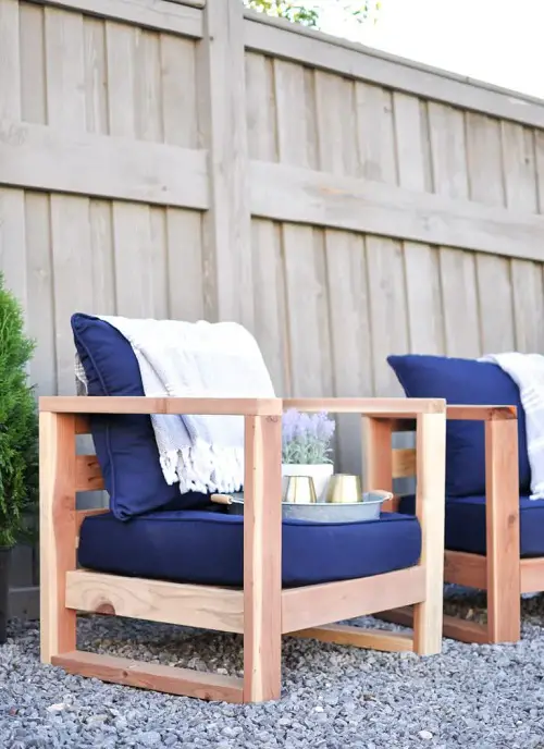A Bench Made out of Dining Chairs