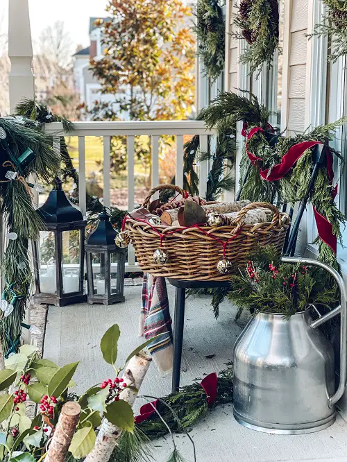 Add Wreaths, Container, and Baskets