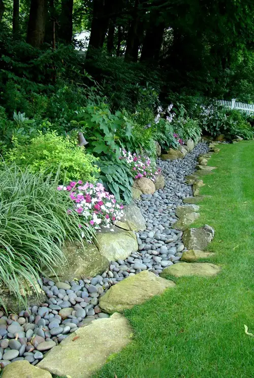 dry Stone Flower Bed