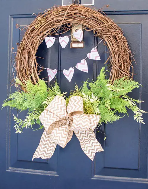 Hearts on the Grapevine Wreath ideas 2