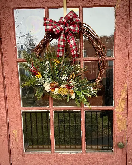 Grapevine flower Wreath Ideas
