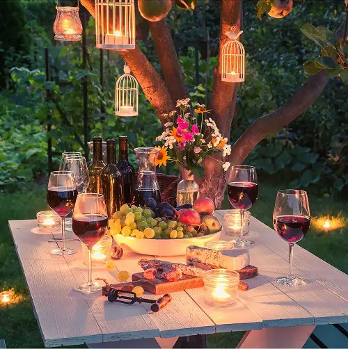 Lanterns and Candles Garden Party Ideas 1