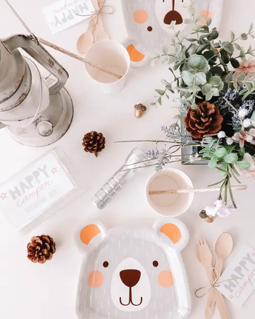 Camping-Themed Garden Party Ideas 