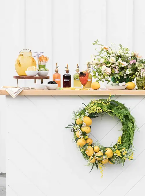 Lemonade Bar for garden party
