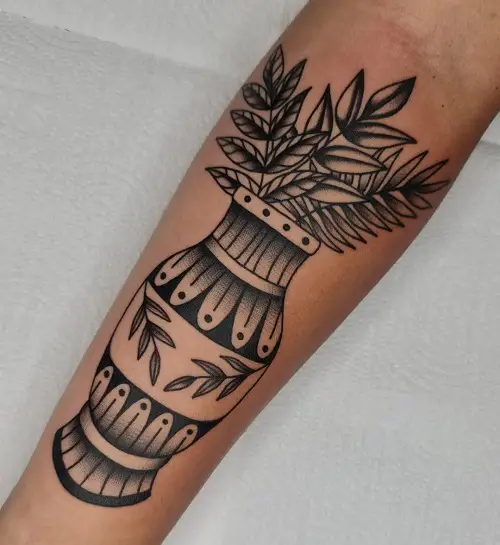 Vase Plant Tattoo Ideas