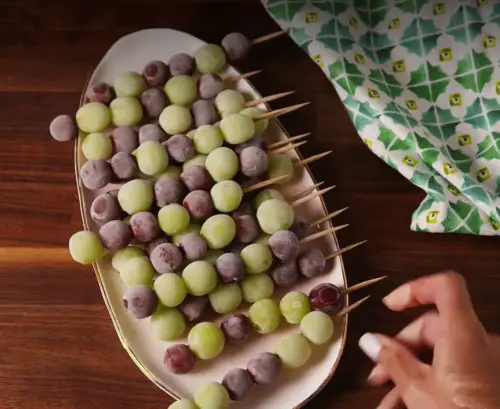 Prosecco Grapesicles for garden party
