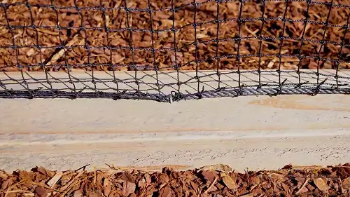 Rope and Wire Mesh Edging