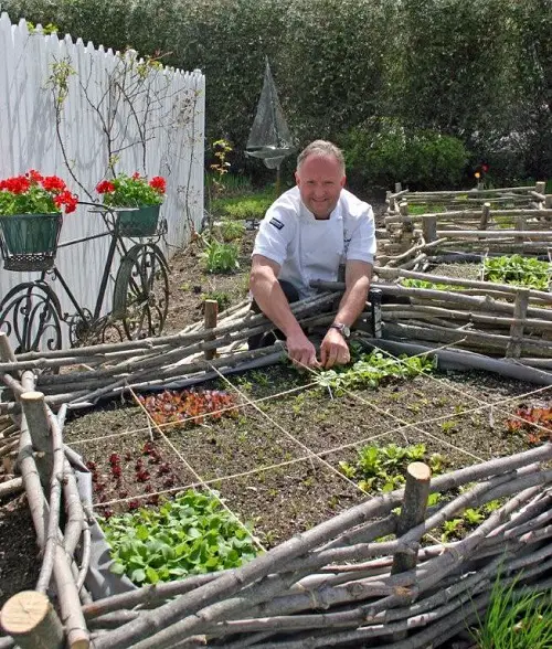 Edging with Woven Branches