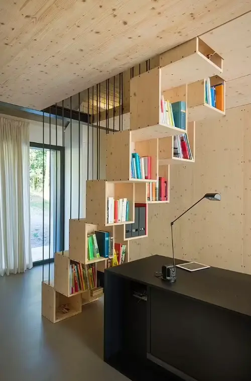 Clever Stair Ideas for Small Spaces near Door