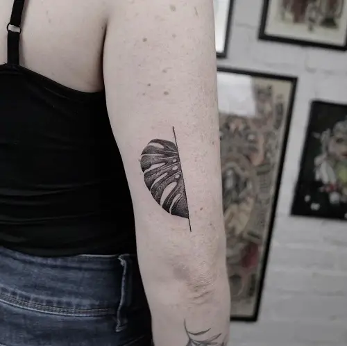 Plant Leaf Tattoo Ideas 4