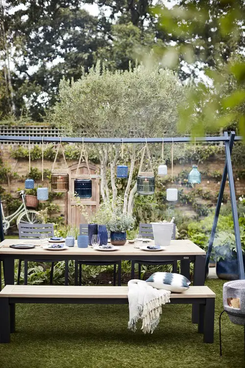 Hanging Candle Containers for garden party ideas