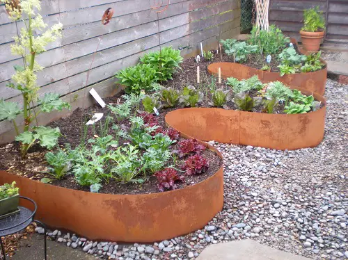Metal Wall Garden Edging