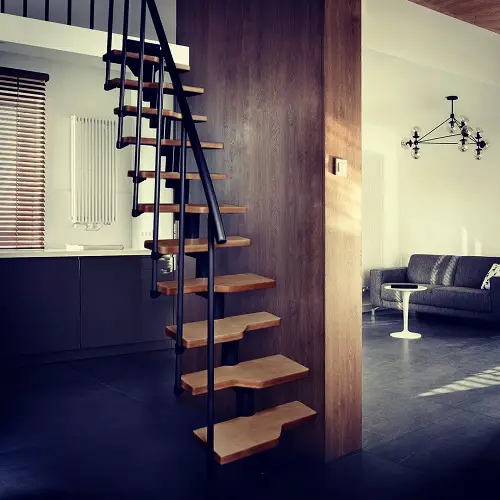 Staggaered Stair Ideas for Small Spaces