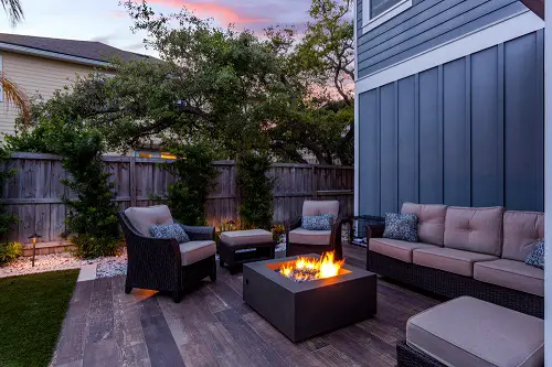 Center Table with Firepit