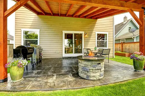 Paver Patio and Fire Pit