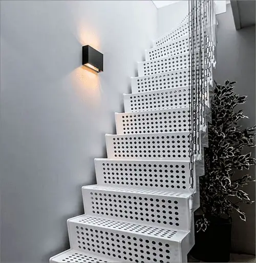 Perforated Staircase Ideas for Small Spaces