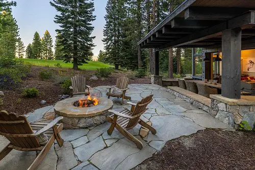 Rustic Flagstone Patio