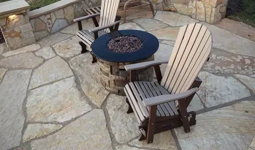 Small Fire Pit with Patio