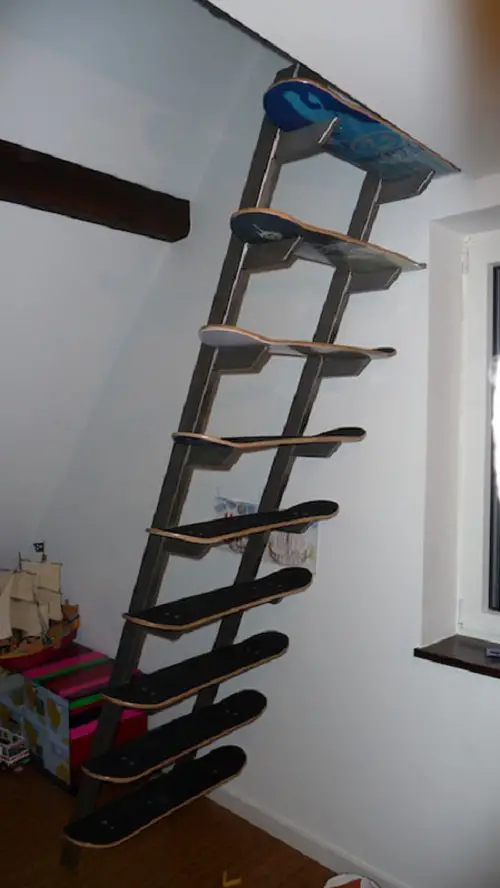Skateboard Staircase Ideas for Small Spaces