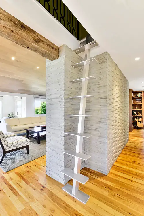 steep metal Staircase Ideas for Small Spaces