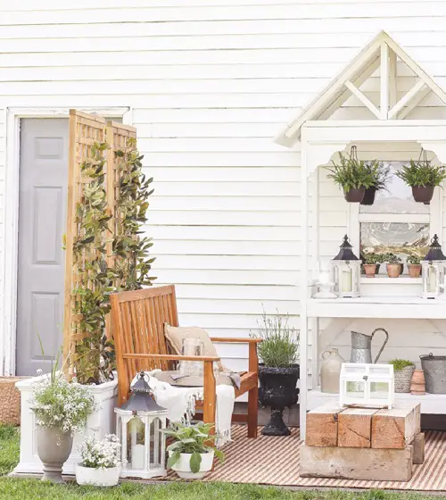 Trellis Planters for Plants Ideas 19