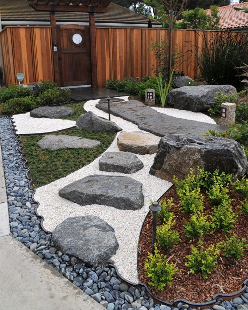 Zen Garden Home Entrance
