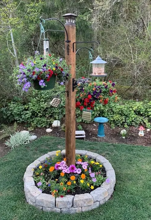 When 40 Cheap Flea Market Things Become Garden Decor Hanging Planters