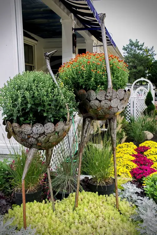 best Metal Bird Planters