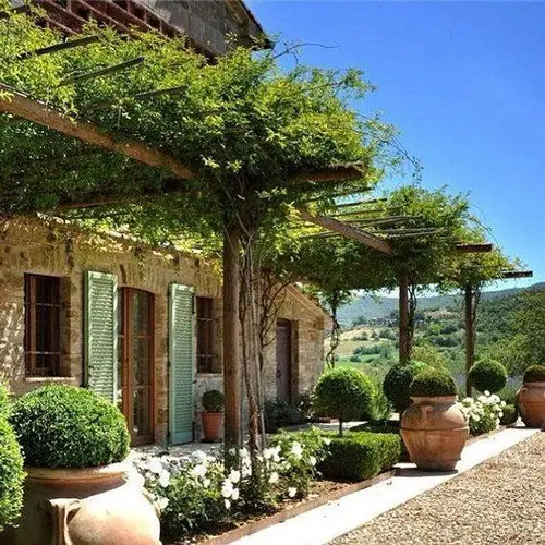 Italian garden Pergolas