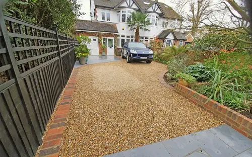 Metal Gate and Garden