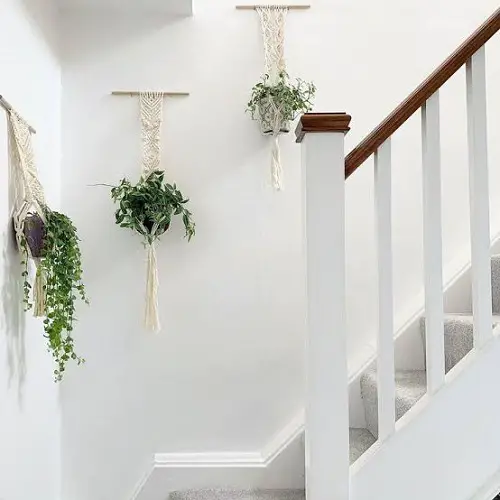 Amazing Indoor Vines on the Staircase Ideas4