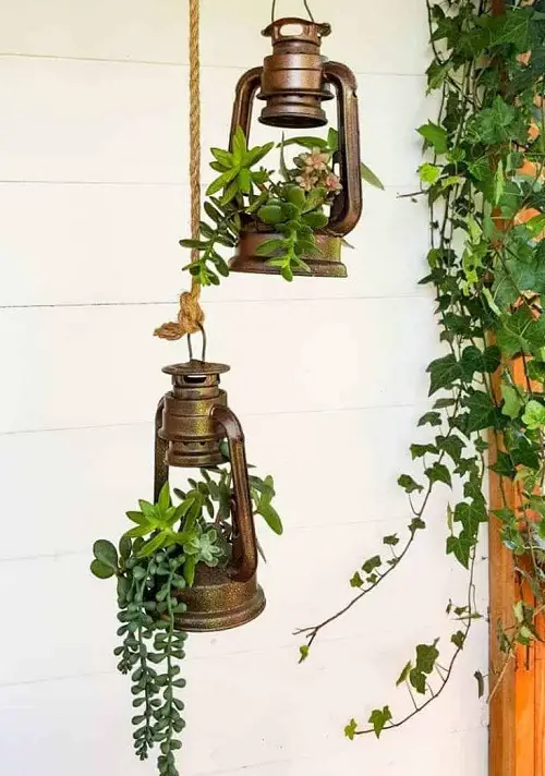 Lanterns as Planter