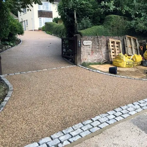 Gravel Driveway Entrance