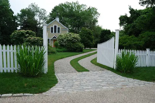 White Fence Boundary