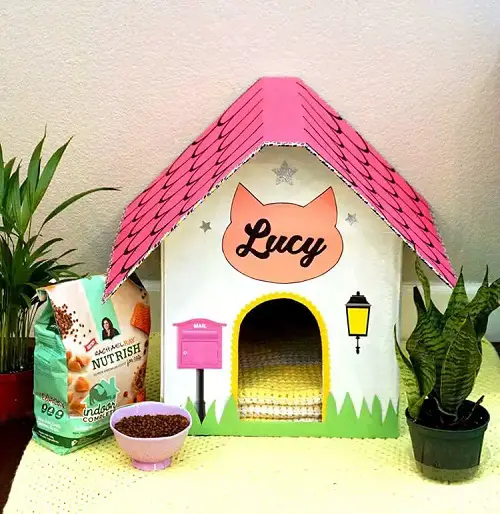 Fantastic DIY Cat Room Ideas You Must Try Cardboard Cathouse