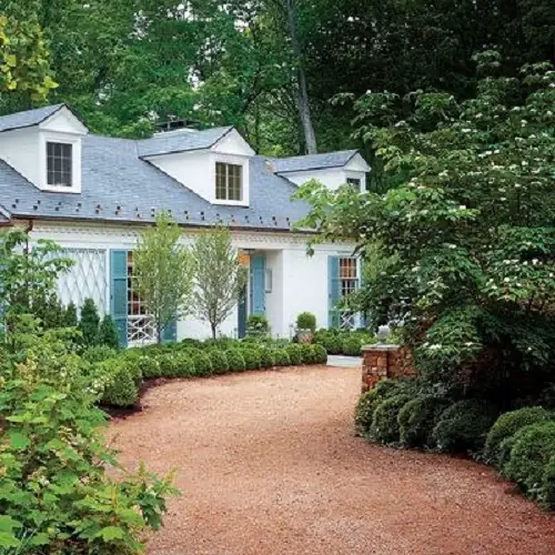 A Gravel Pathway to the Home