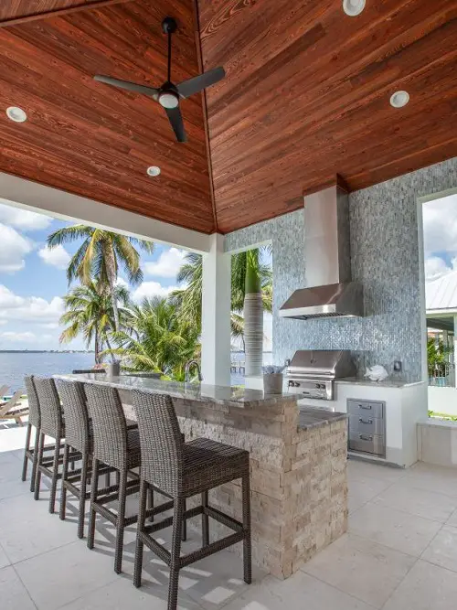 Outdoor Kitchen On The Beach