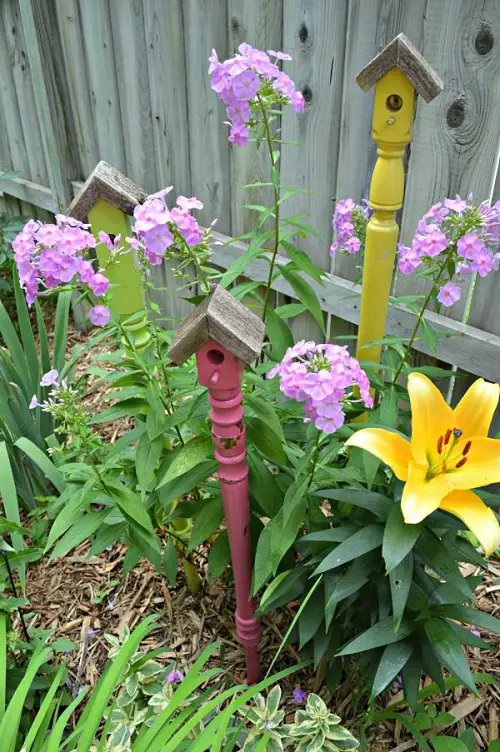 Hut Style Garden Stake l Whimsical Garden Ideas 28