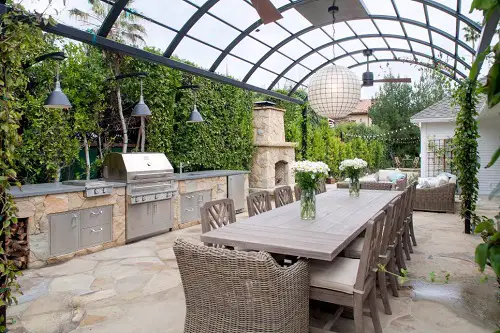 Natural Outdoor Kitchen