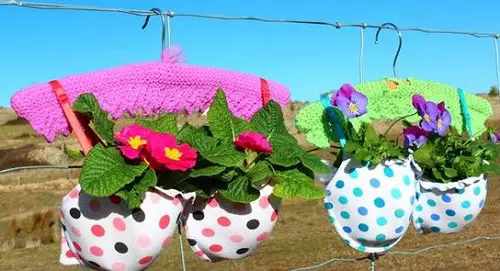 Unique Bra Garden Polka Dots and Blooms