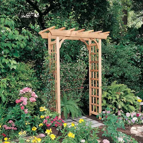 Wooden Arbor Crazy and Playful Whimsical Garden Ideas 3