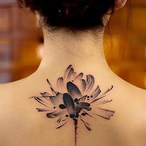 Chinese Lotus Tattoo