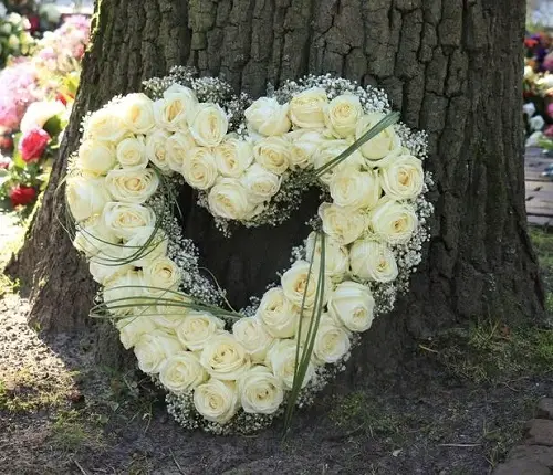 White Funeral Flowers